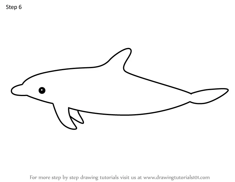 How To Draw Dolphin From Dumb Ways To Die (dumb Ways To Die) Step By 