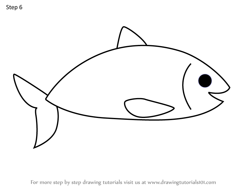 How to Draw Salmon from Dumb Ways To Die (Dumb Ways To Die) Step by ...