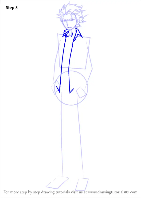 How to Draw Kuro Kiryu from Ensemble Stars (Ensemble Stars) Step by ...