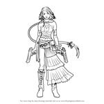 How to Draw Yuna from Final Fantasy X