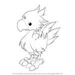 How to Draw Chocobo from Final Fantasy