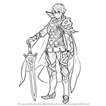 How to Draw Alfonse from Fire Emblem