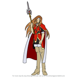 How to Draw Altenna from Fire Emblem