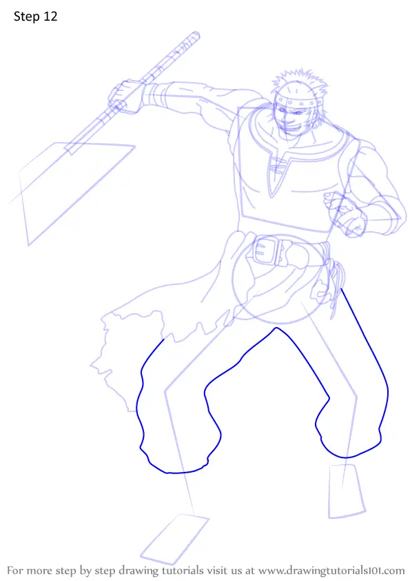How to Draw Bartre from Fire Emblem (Fire Emblem) Step by Step ...