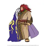 How to Draw Caineghis from Fire Emblem