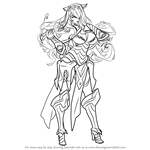 How to Draw Camilla from Fire Emblem