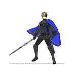 How to Draw Dimitri from Fire Emblem
