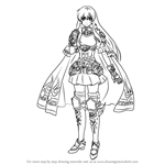 How to Draw Eirika from Fire Emblem printable step by step drawing ...