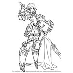 How to Draw Gwendolyn from Fire Emblem