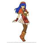 How to Draw Lilina from Fire Emblem