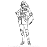 How to Draw Mathilda from Fire Emblem