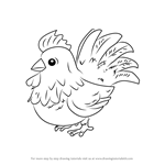 How to Draw Brown Cucco from Hyrule Warriors