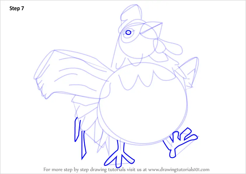 How to Draw Cucco from Hyrule Warriors (Hyrule Warriors) Step by Step ...