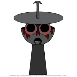 How to Draw Clukr Horror from Incredibox Sprunki