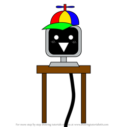 How to Draw Mr. Fun Computer from Incredibox Sprunki