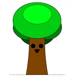 How to Draw Mr. Tree from Incredibox Sprunki