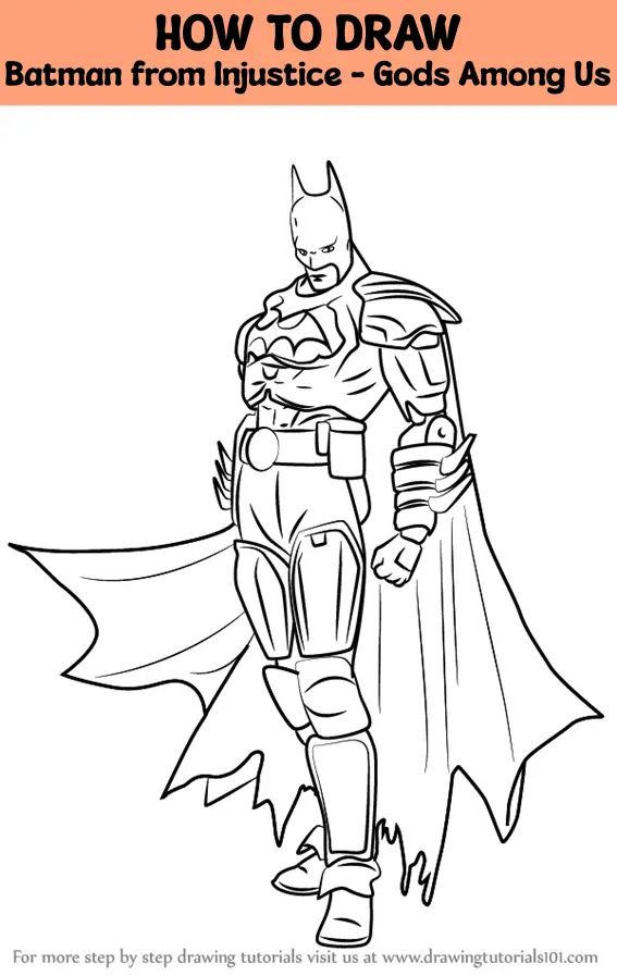 How to Draw Batman in Comic Style - Easy Drawing ( timelapse ) - YouTube