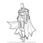 How to Draw Batman from Injustice - Gods Among Us