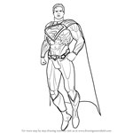 How to Draw Superman from Injustice - Gods Among Us