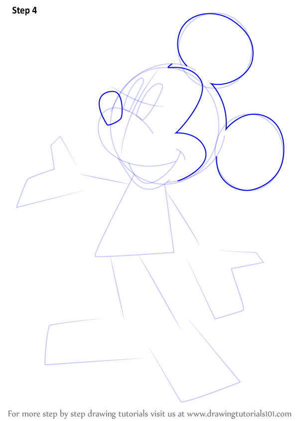 How to Draw King Mickey from Kingdom Hearts (Kingdom Hearts) Step by ...