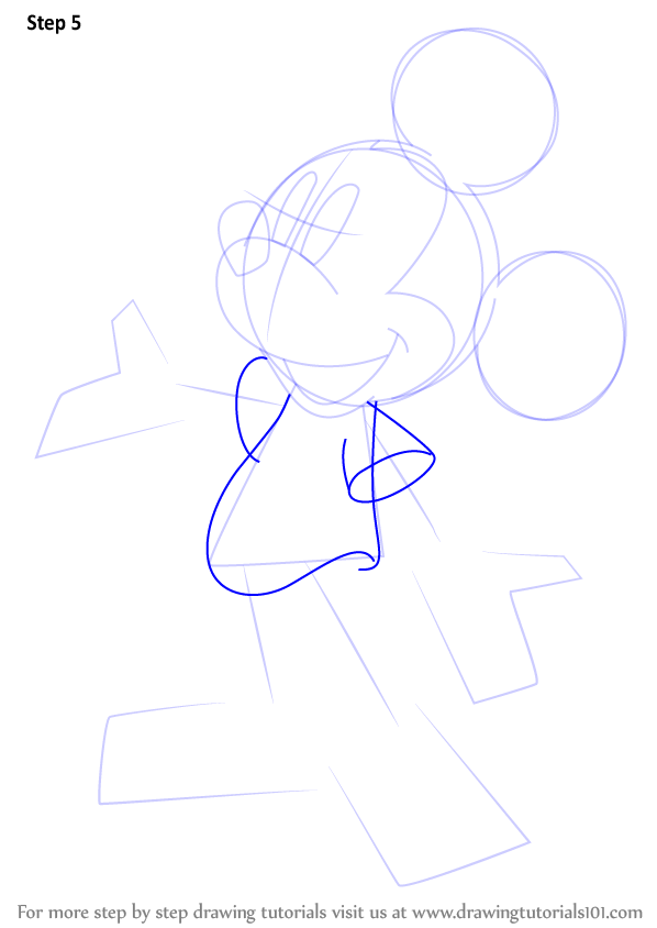 How to Draw King Mickey from Kingdom Hearts (Kingdom Hearts) Step by ...