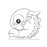 How to Draw Chameleo Arm from Kirby