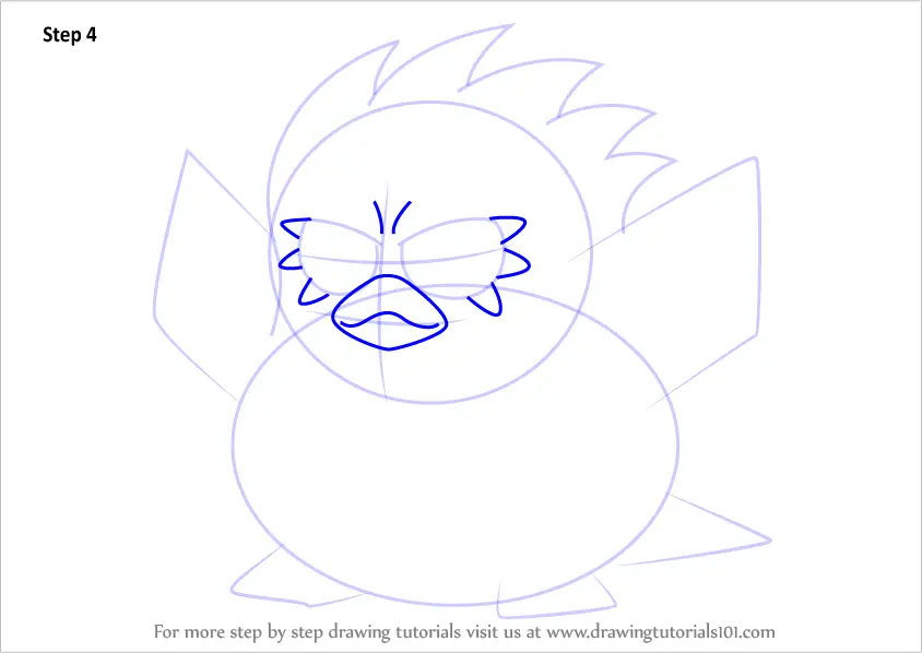 How To Draw Coo From Kirby (kirby) Step By Step 