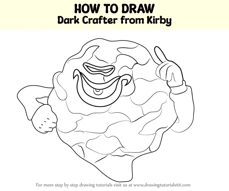 How to Draw Dark Crafter from Kirby (Kirby) Step by Step ...