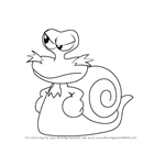 How to Draw Escargoon from Kirby