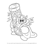 How to Draw Masked Dedede from Kirby