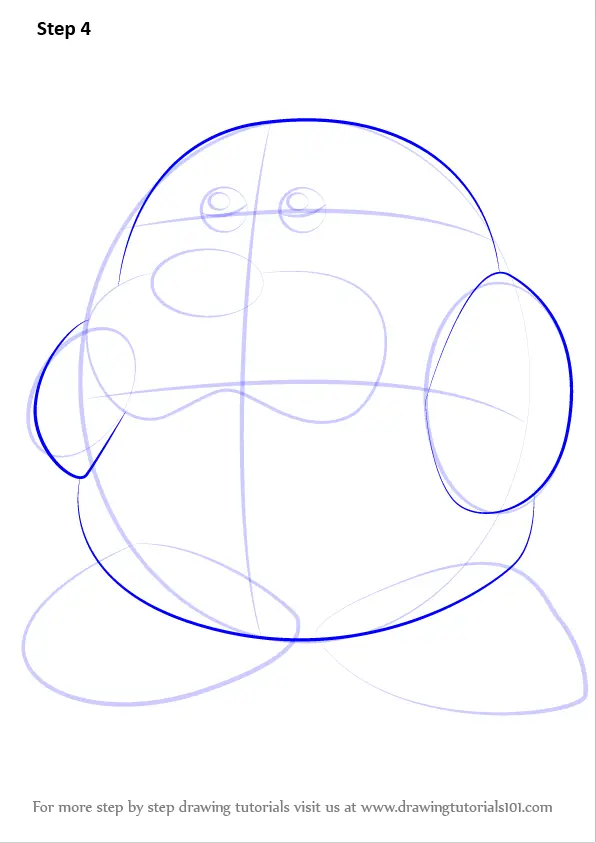 Learn How to Draw Mr. Frosty from Kirby (Kirby) Step by Step : Drawing  Tutorials