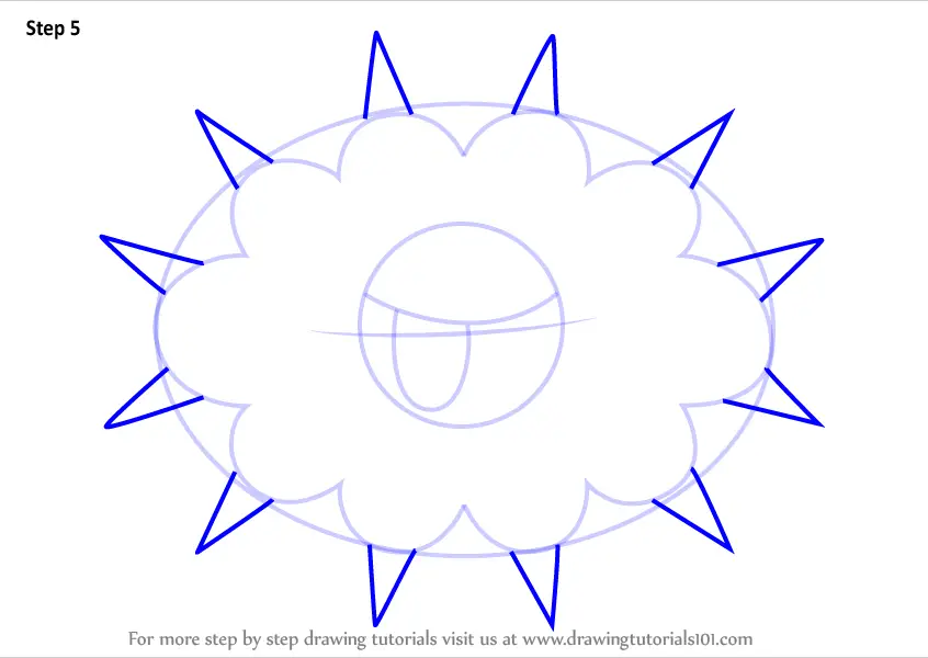 Learn How to Draw Space Kracko from Kirby (Kirby) Step by Step