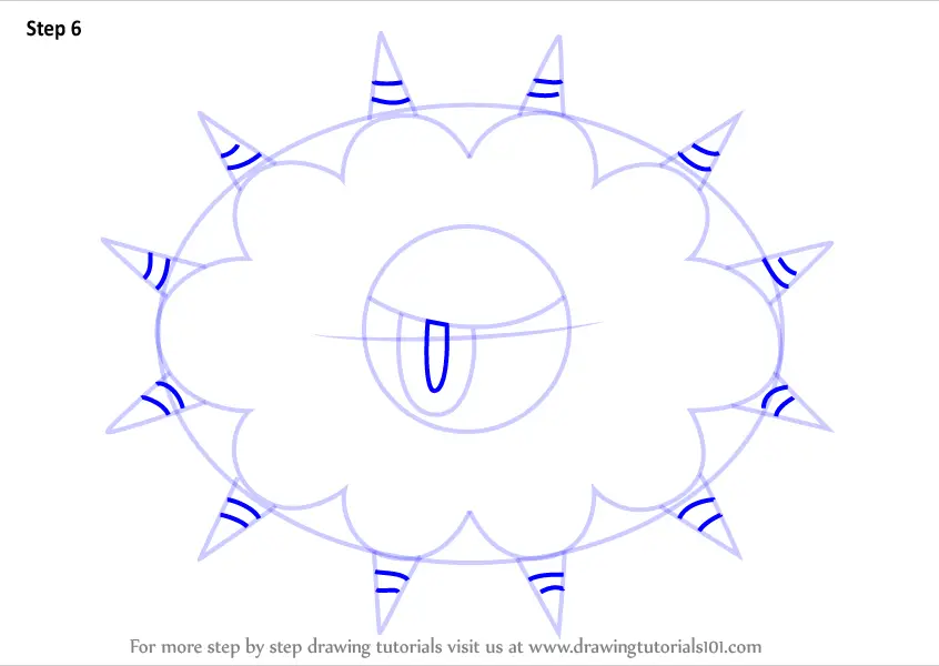 Learn How to Draw Space Kracko from Kirby (Kirby) Step by ...