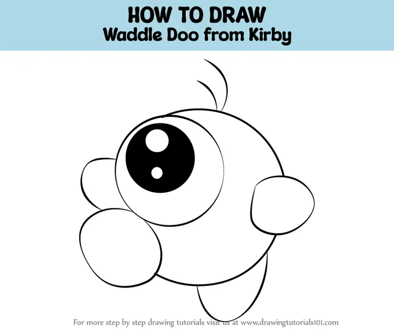 How To Draw Waddle Doo From Kirby (Kirby) Step By Step ...