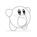 How to Draw Yellow Kirby from Kirby