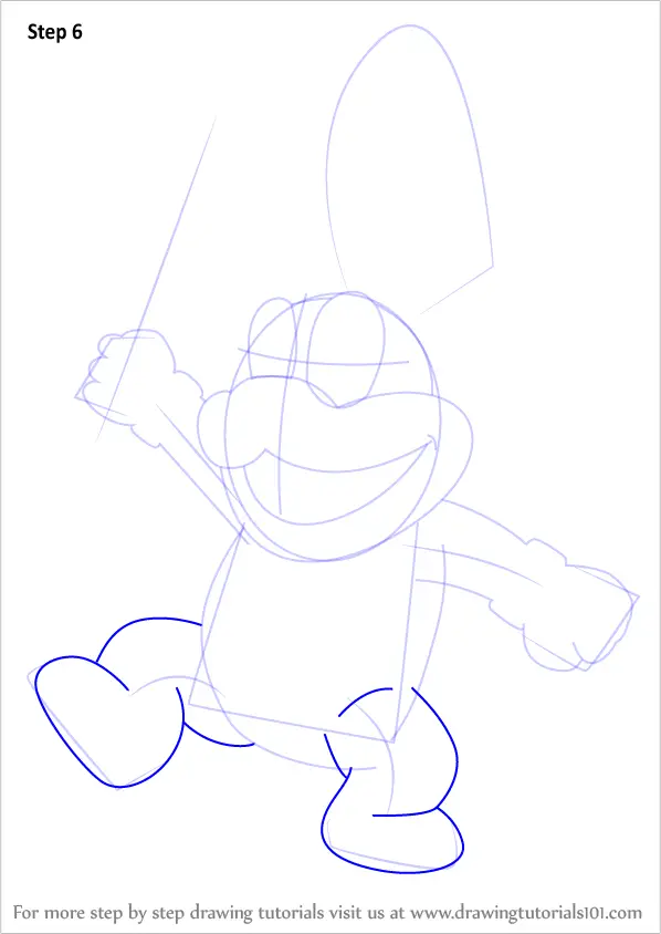 How to Draw Larry Koopa from Koopalings (Koopalings) Step by Step