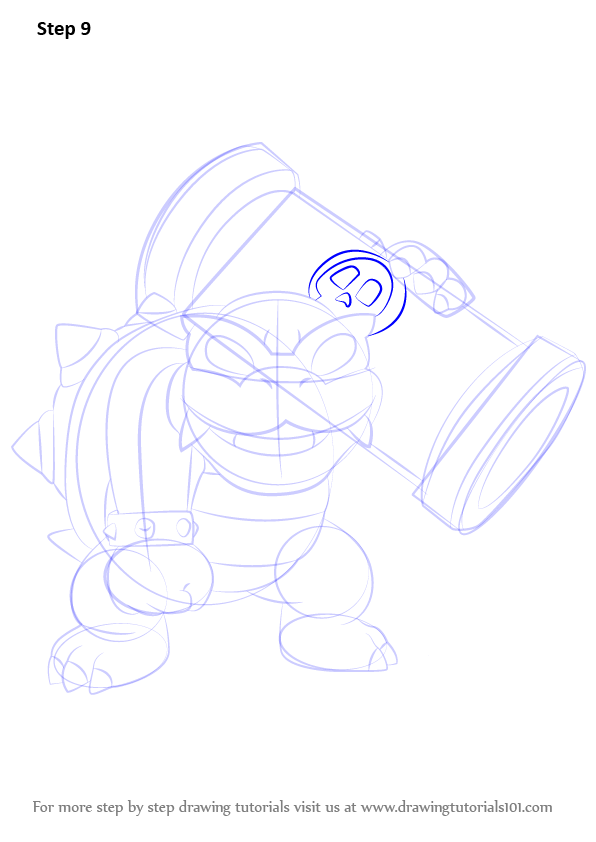 Learn How to Draw Roy Koopa from Koopalings (Koopalings) Step by Step