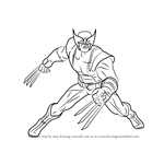 How to Draw Wolverine from MARVEL Contest of Champions