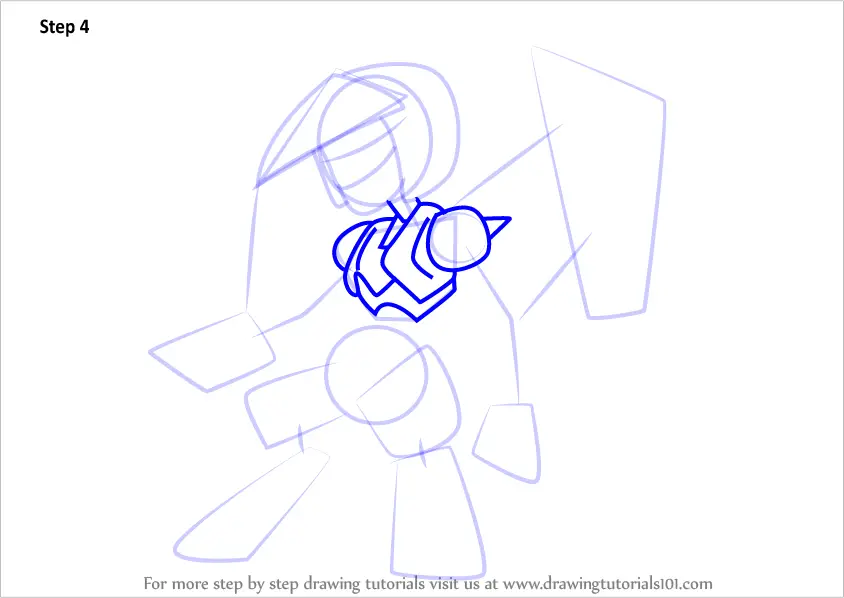 How to Draw Air-Ptera from Medabots (Medabots) Step by Step ...