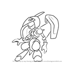 How to Draw Air-Ptera from Medabots