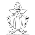 How to Draw Auroraqueen from Medabots