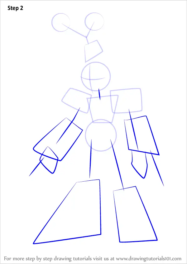 How to Draw Blakbeetle from Medabots (Medabots) Step by Step ...