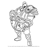 How to Draw Buck from Paladins