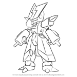 How to Draw Cyandog from Medabots