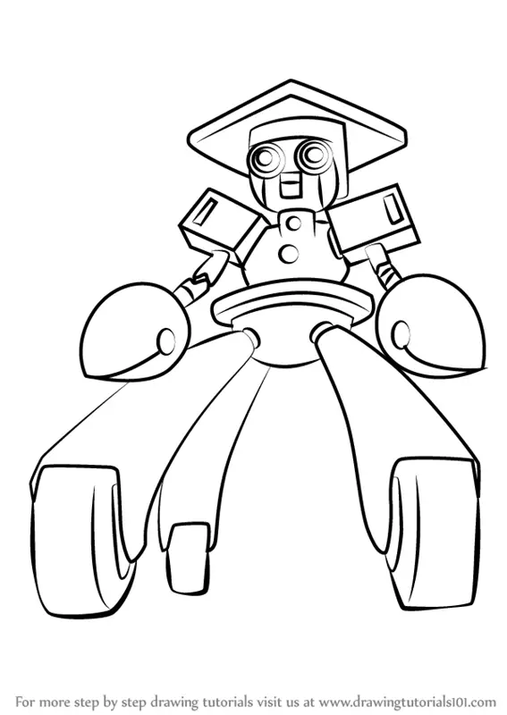 How to Draw Dr. Bokchoy from Medabots (Medabots) Step by Step ...