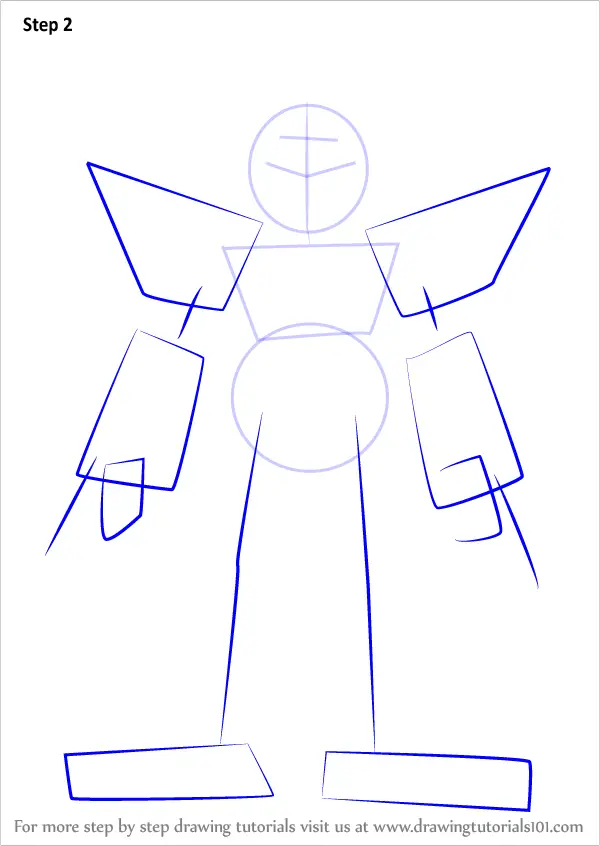 How to Draw Foxuno from Medabots (Medabots) Step by Step ...