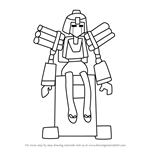 How to Draw Gloomeg from Medabots