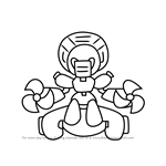 How to Draw Gofan from Medabots