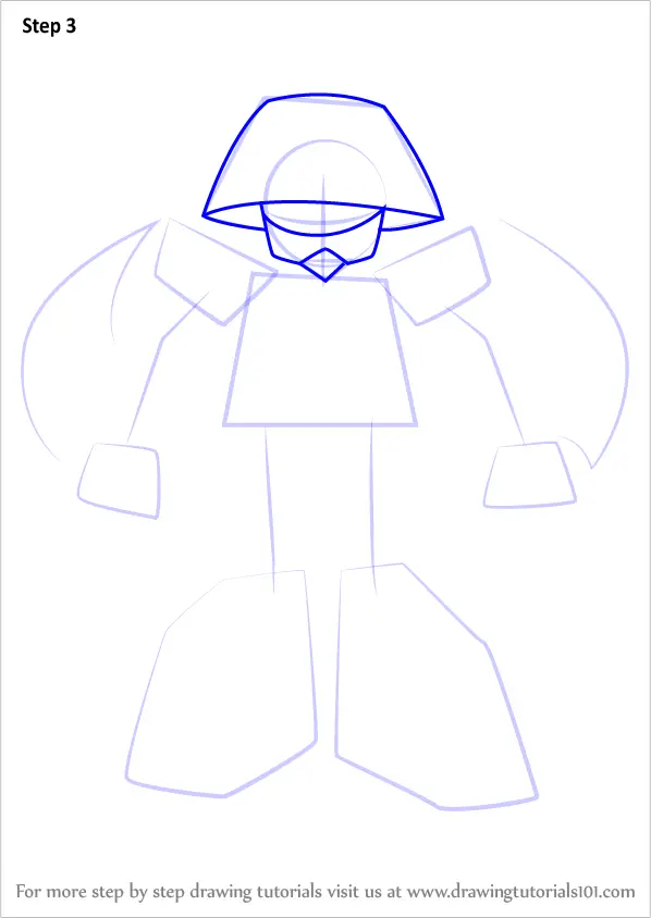 How to Draw Kintaro from Medabots (Medabots) Step by Step ...