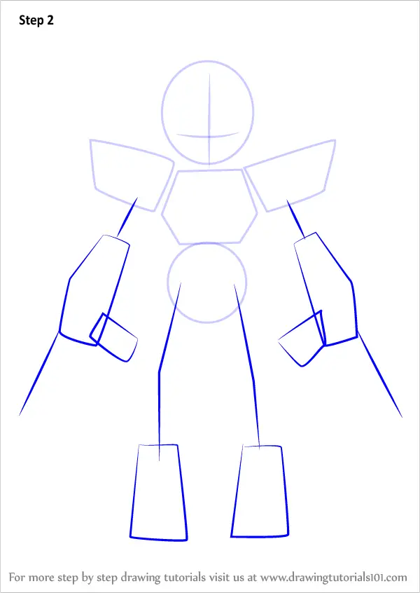 How to Draw Nin-Ninja from Medabots (Medabots) Step by Step ...